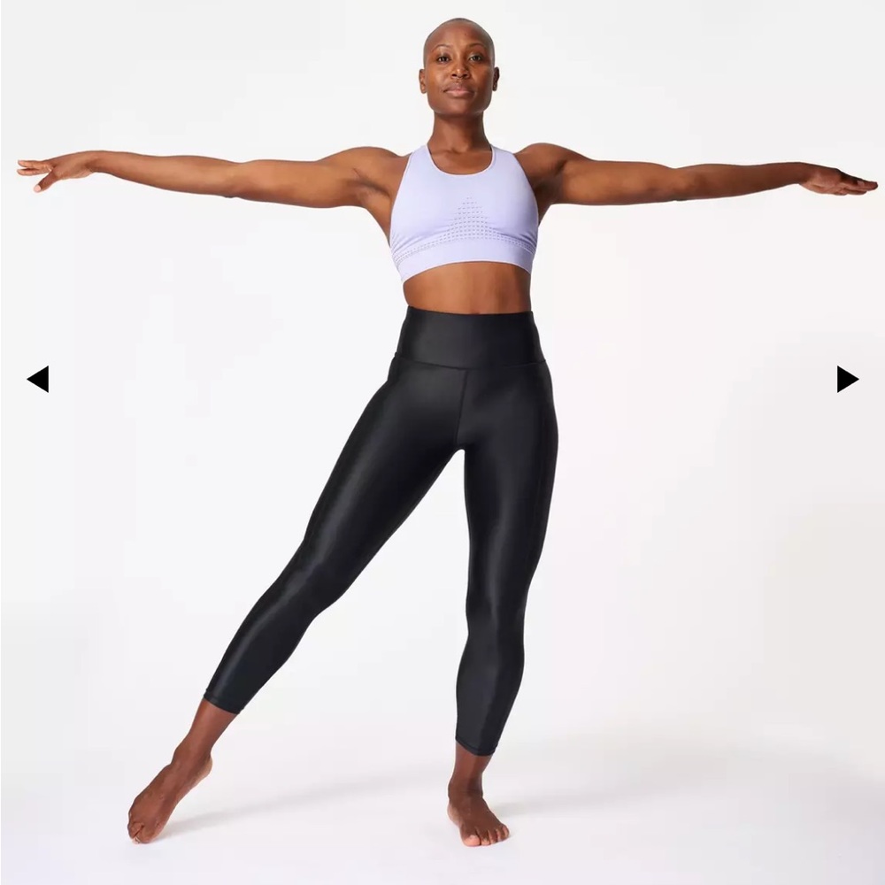 Aerie High Waisted Shine Gloss Leggings 7/8 length